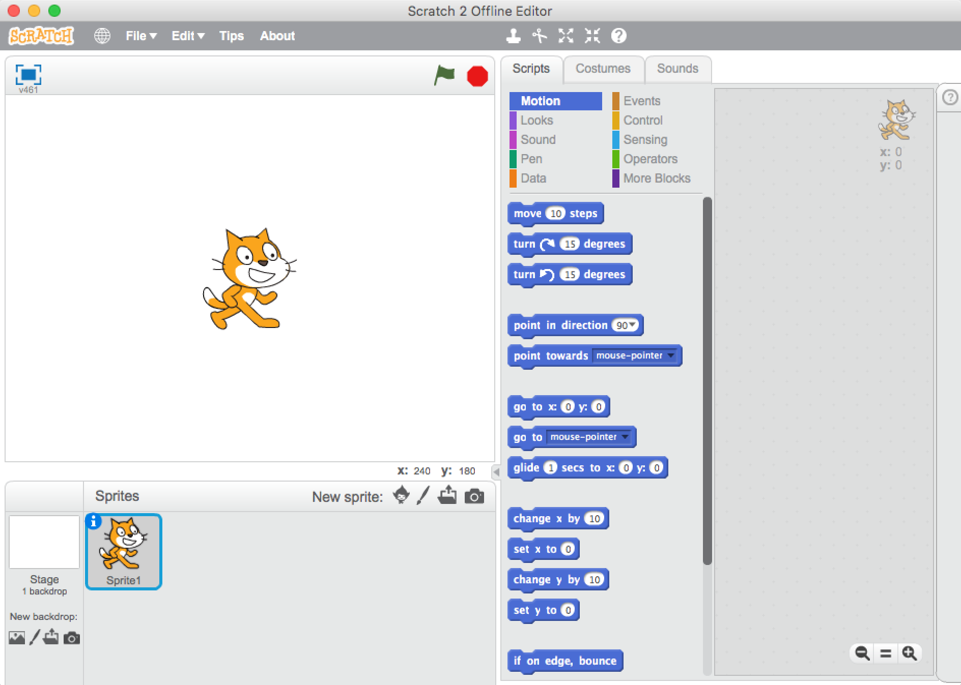 scratch 2 offline editor presentation mode